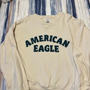 American Eagle Outfitters Cream Sweater
